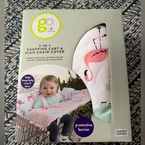 Flamingo Shopping Cart & High Chair Cover